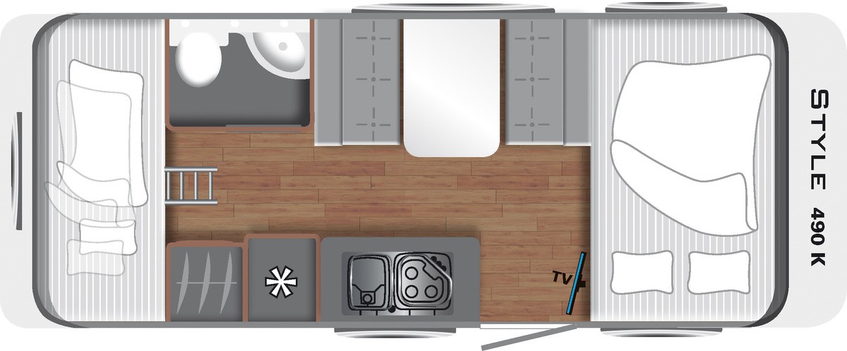 Neuseenland Caravaning Mietfahrzeug Familien-Wohnwagen